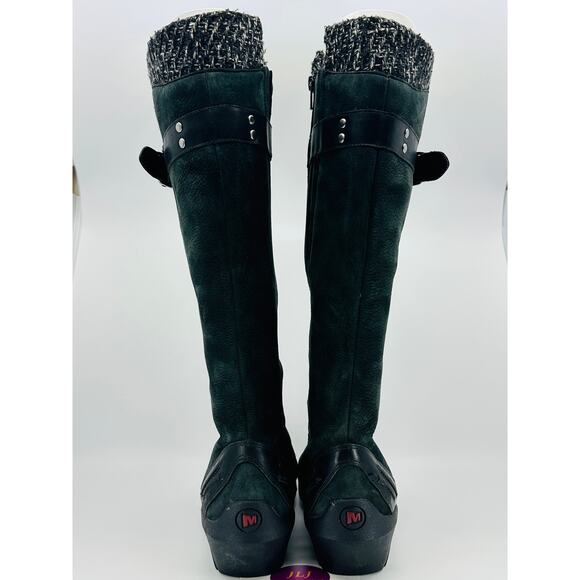Merrell Women's Martina Waterproof Black Leather Knee High Boots J68624 Size 10 - Picture 6 of 11